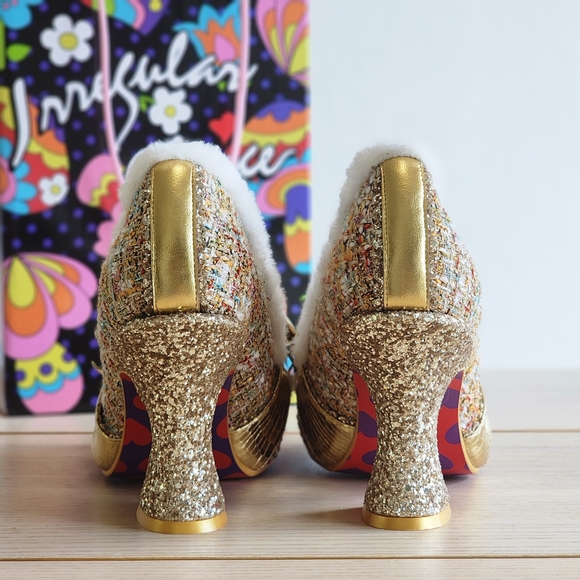Irregular Choice – Grand Gift Heels (Gold) Size: EU 42 / US 11 - Picture 3 of 15